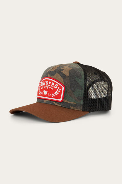 Wheatbelt Trucker Cap - Camo/Chocolate