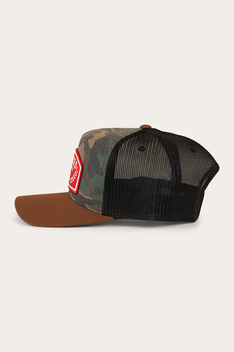 Wheatbelt Trucker Cap - Camo/Chocolate