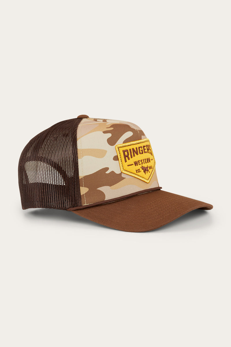 Garage Trucker Cap - Desert Camo/Chocolate