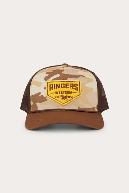 Garage Trucker Cap - Desert Camo/Chocolate