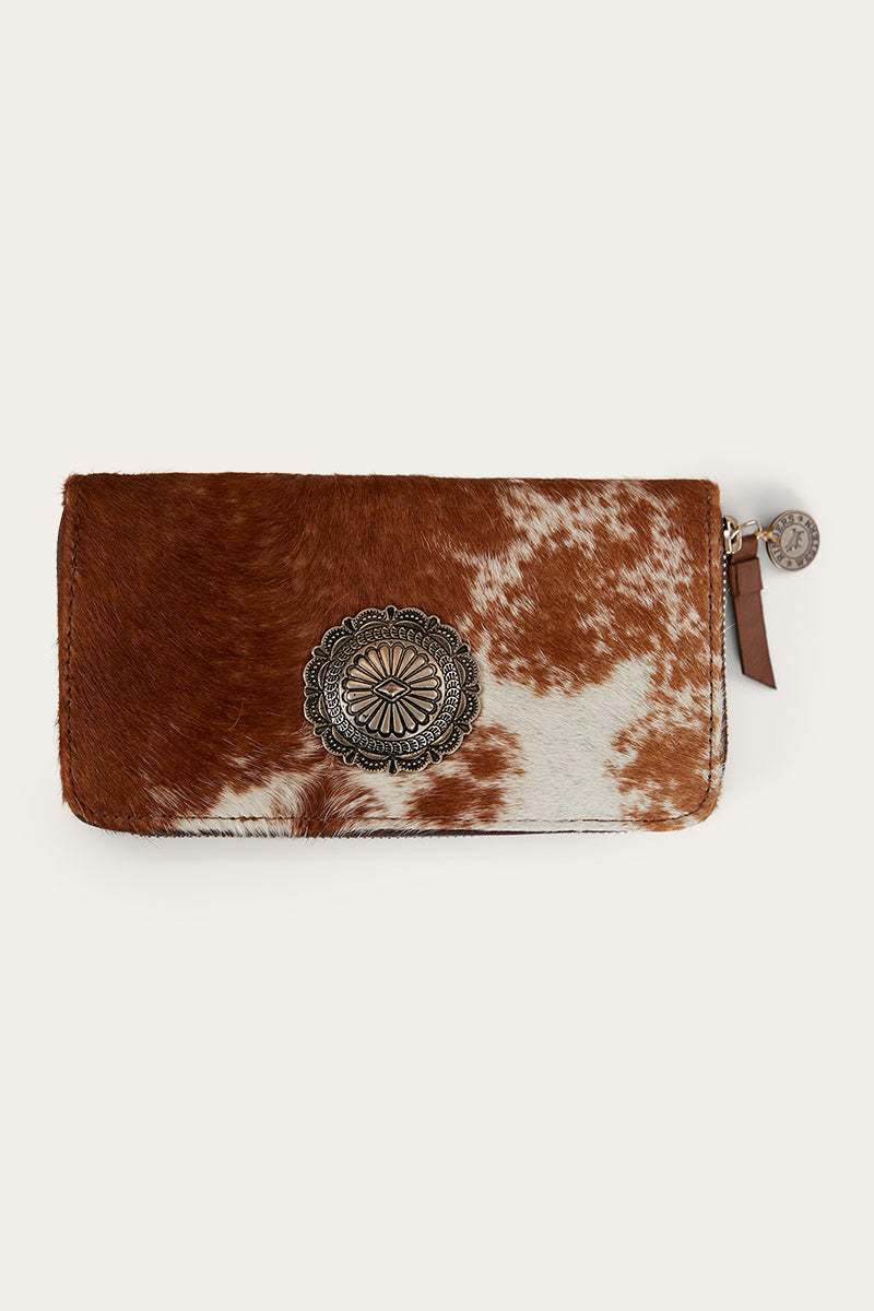 Sara Purse - Brown Cowhide