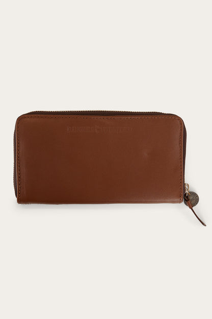 Sara Purse - Brown Cowhide