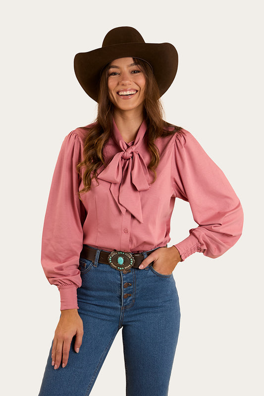 Adalyn Womens Blouse - Rose