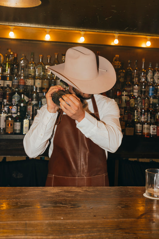 Rusty Leather Apron - Bourbon