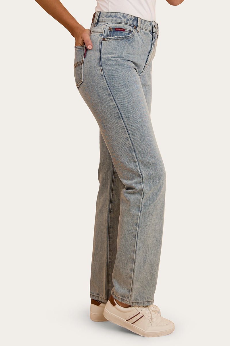 Autumn Womens Straight Leg Jean - Light Blue