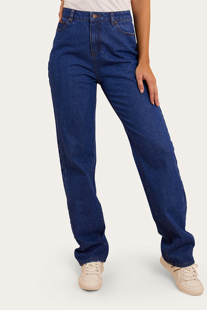 Autumn Womens Straight Leg Jean - True Blue