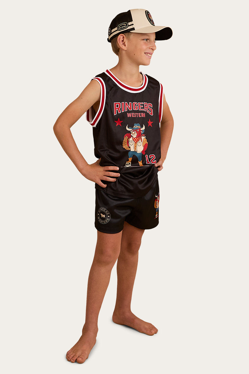 Do no Harm Kids Footy Short - Black