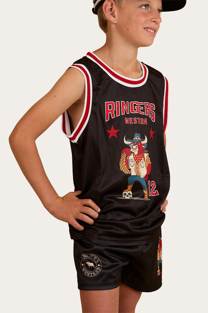 Do no Harm Kids Footy Short - Black