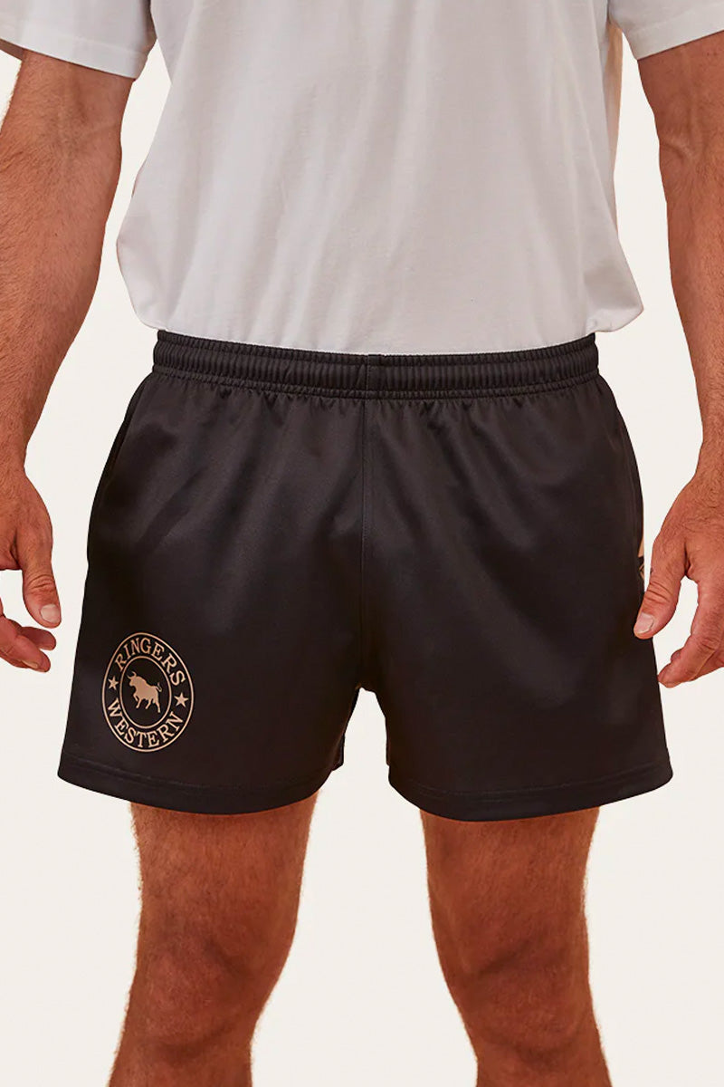 Ringers Footy Short - Black