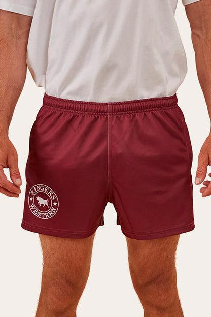 Ringers Footy Short - Burgundy