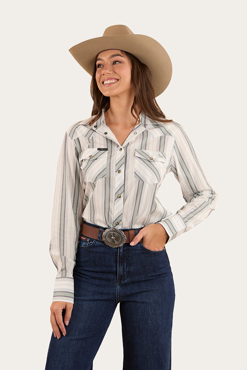 Bubba Womens Western Shirt - Dusty Sage