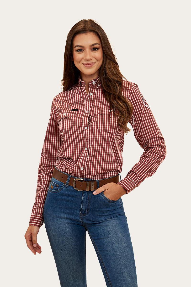 Kacey Womens Dress Shirt - Cedar