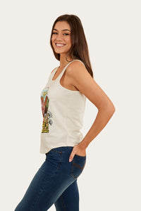 Country Girls Womens Scoop Tank - Off White