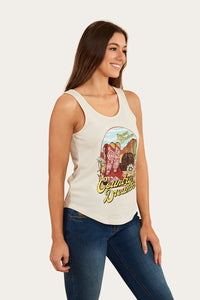 Country Girls Womens Scoop Tank - Off White