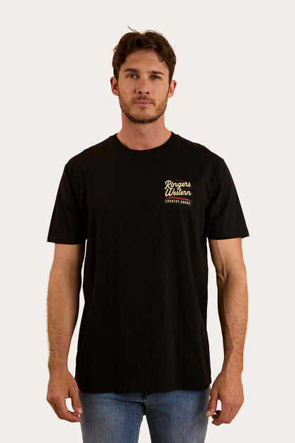 Country Goods Mens Loose Fit T-Shirt - Black