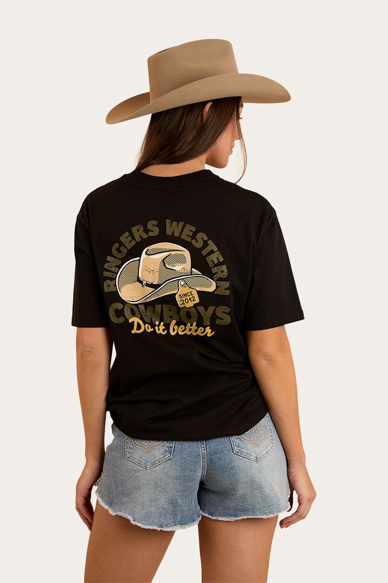 Cowboys Do It Better Unisex T-Shirt - Black