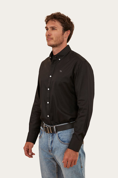 Homestead Mens Dress Shirt - Black