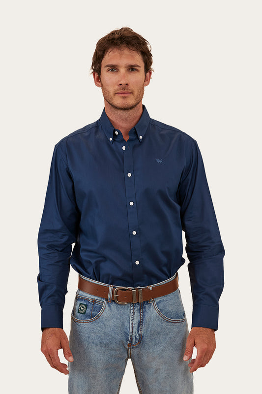 Homestead Mens Dress Shirt - Navy