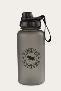 Gully Plastic Drink Bottle - Frosted Charcoal