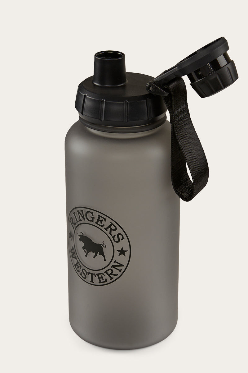 Gully Plastic Drink Bottle - Frosted Charcoal