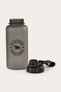 Gully Plastic Drink Bottle - Frosted Charcoal