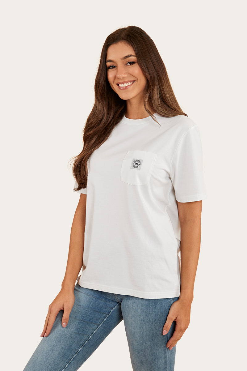 Loose white t shirt women's hotsell