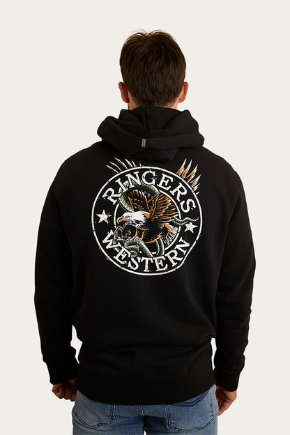 Eyrie Mens Pullover Hoodie - Black