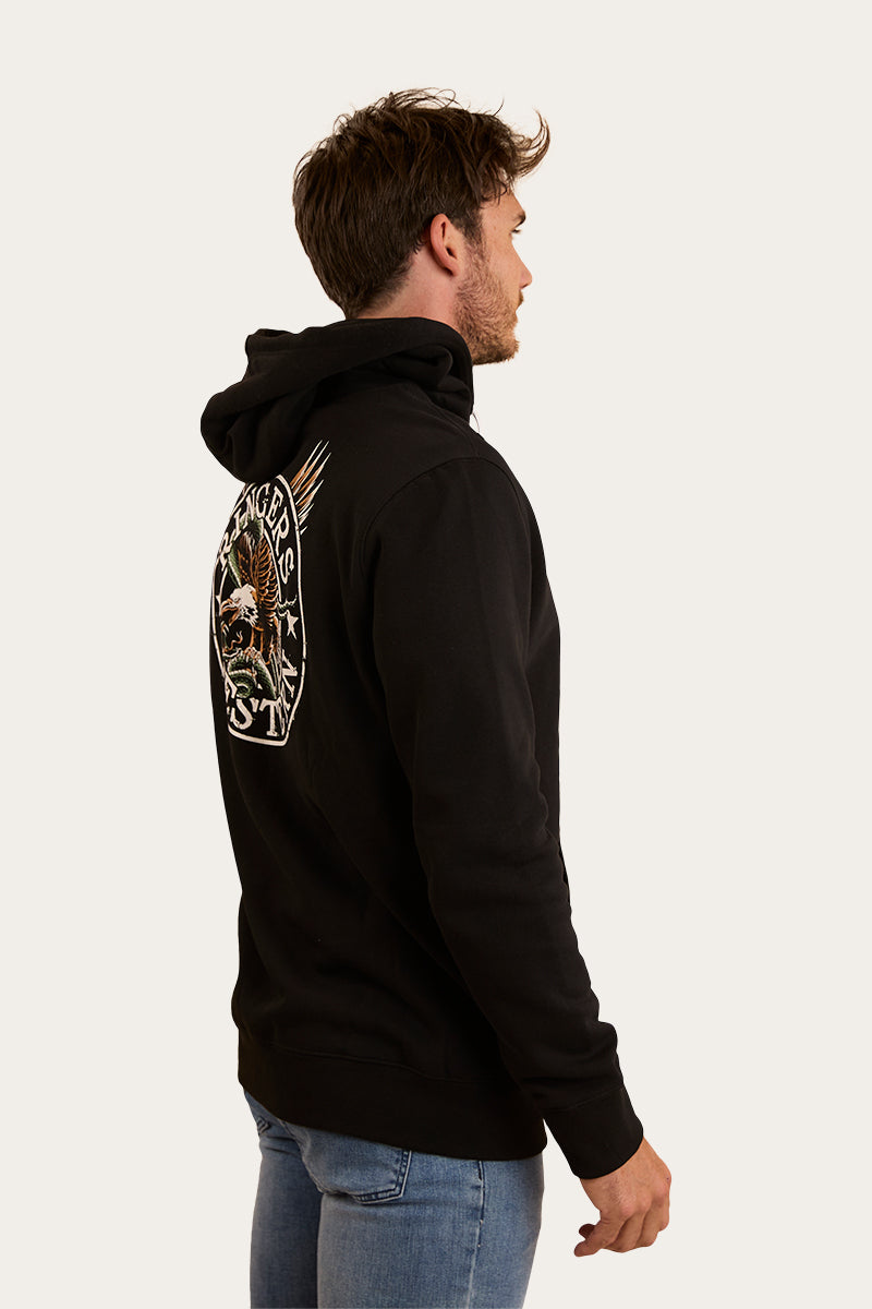 Eyrie Mens Pullover Hoodie - Black