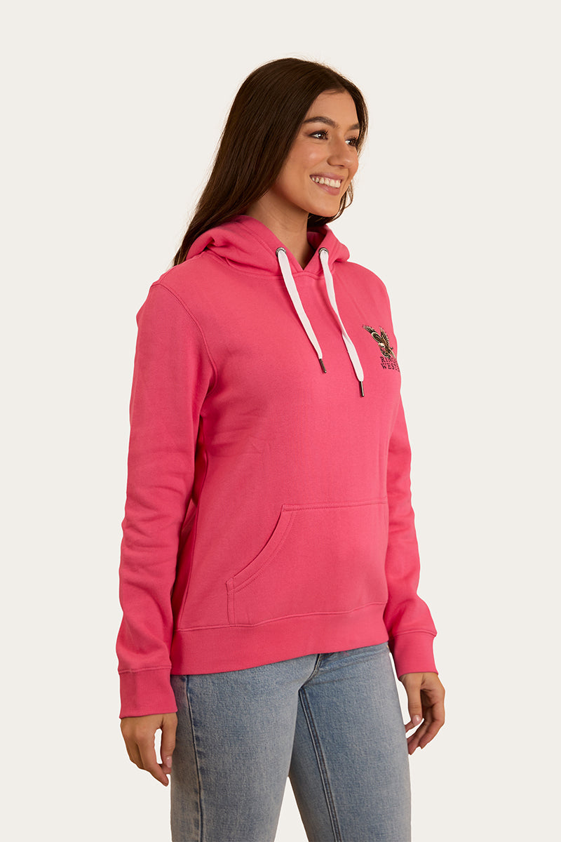 Eyrie Womens Pullover Hoodie - Melon