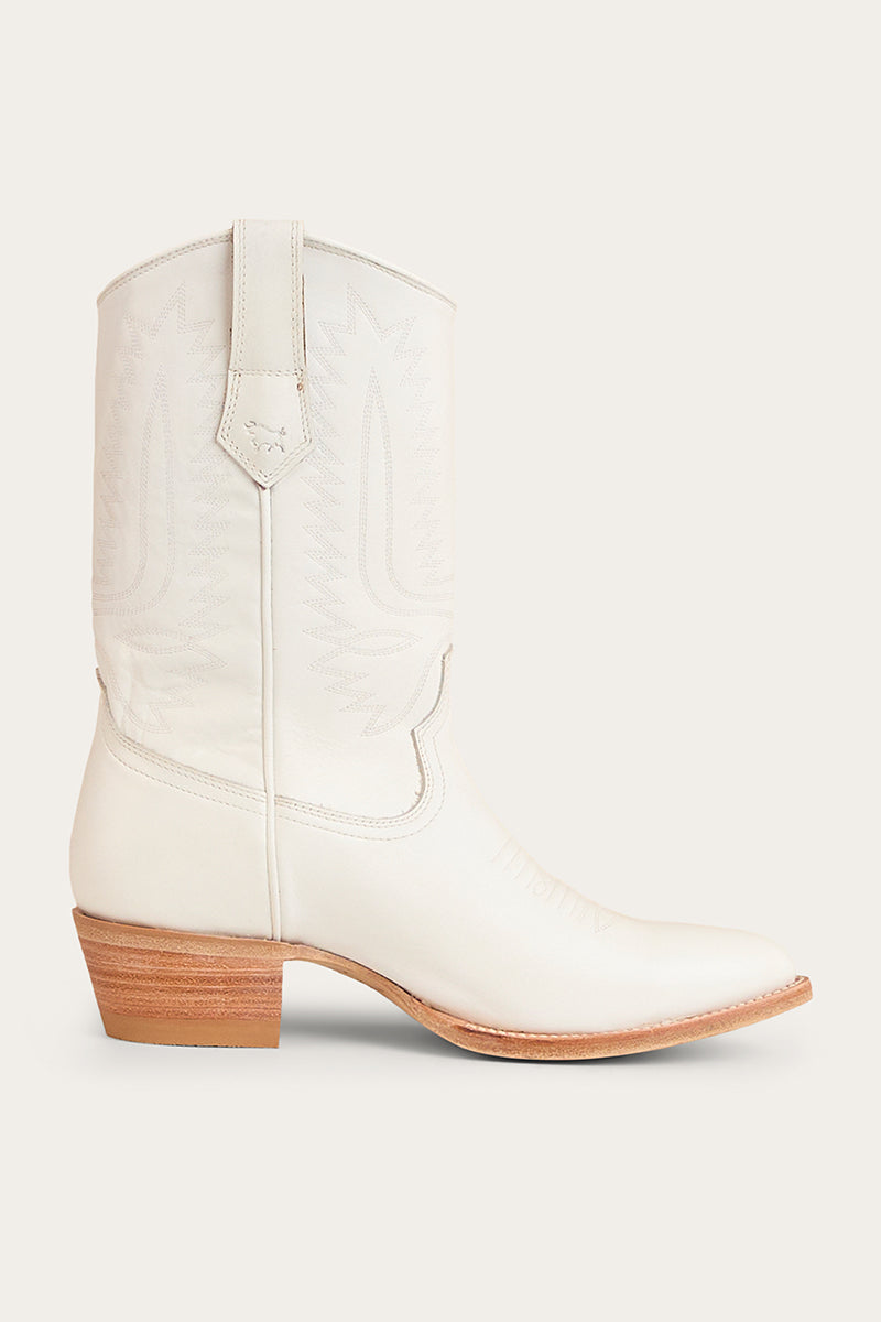 Angela Womens Western Boot - White