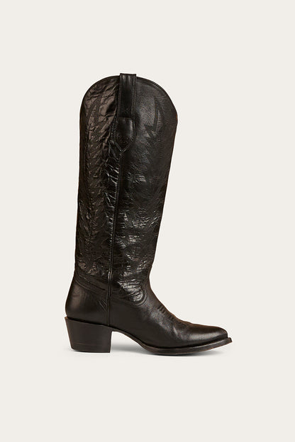 Vivien Womens Tall Western Boot - Black