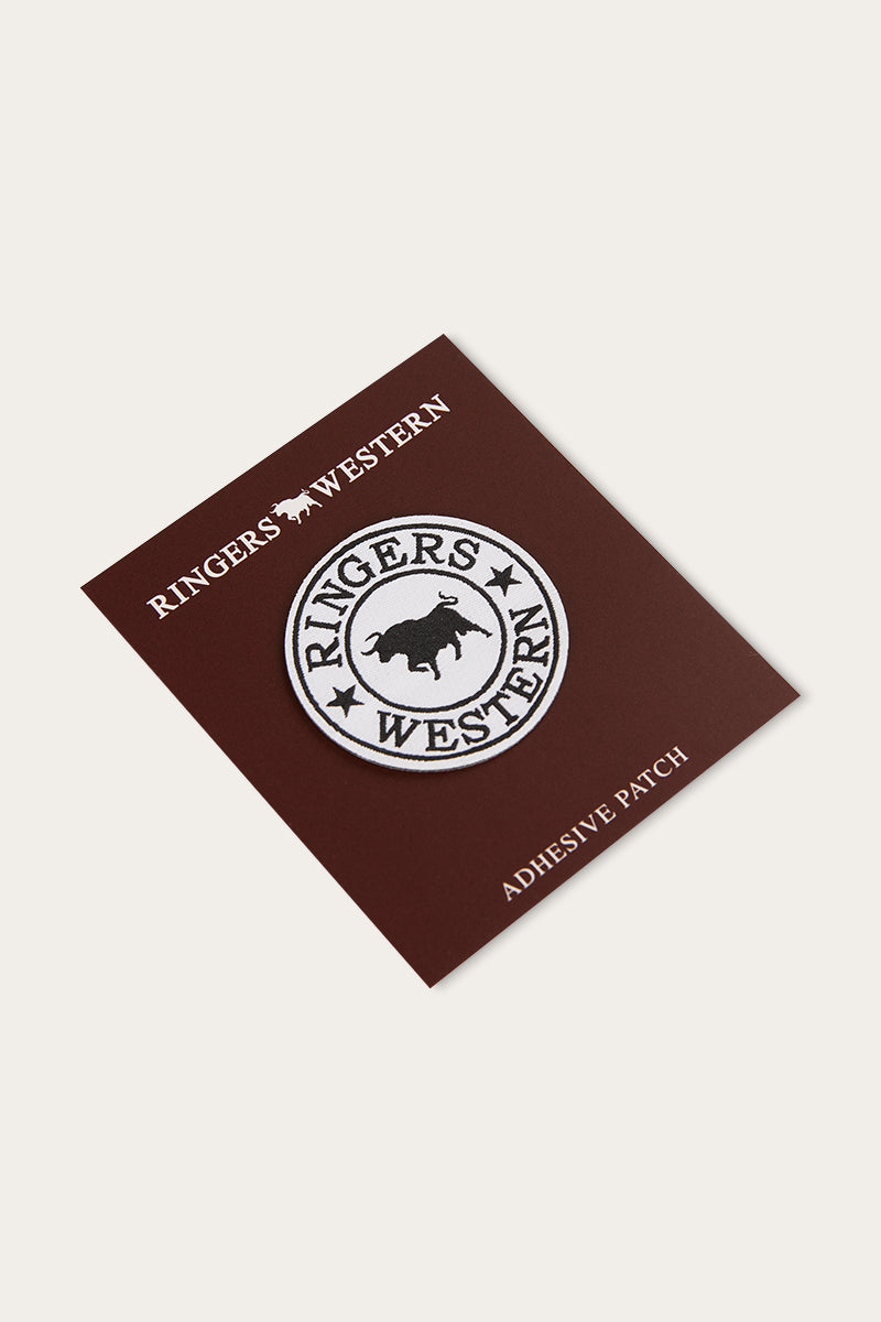 Ringers Western Logo Patch - White/Black