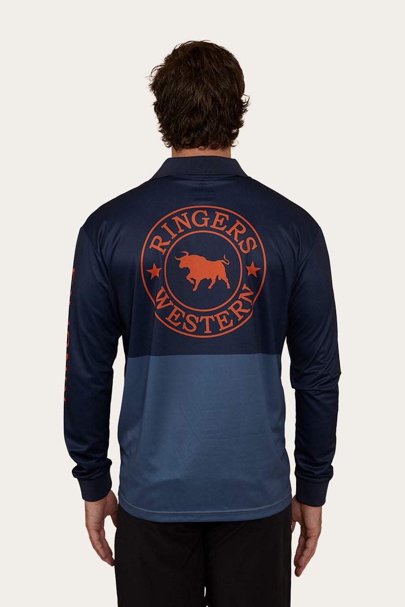 Halls Creek Unisex Fishing Jersey - Navy