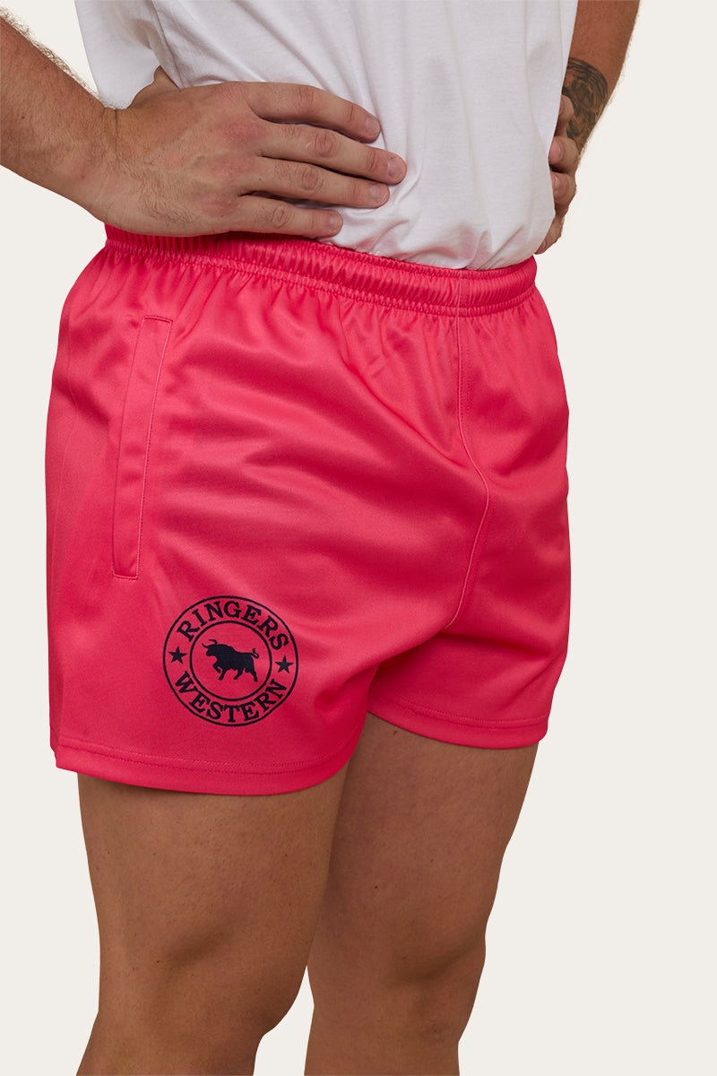 Ringers Footy Shorts - Melon