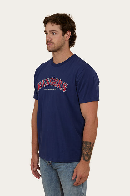 Princeton Mens Loose Fit T-Shirt - Navy