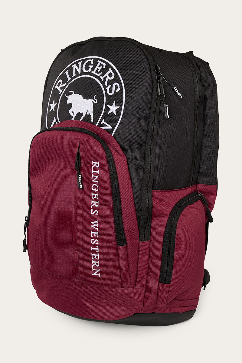 Holtze Backpack - Burgundy/Black