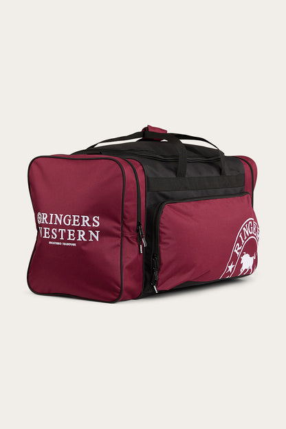 Rider Sports Bag - Burgundy/Black