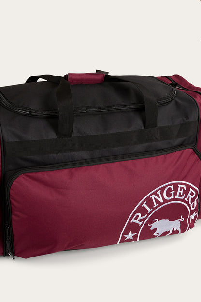 Rider Sports Bag - Burgundy/Black