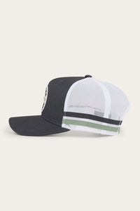 McCoy Trucker Cap - Charcoal/Leaf