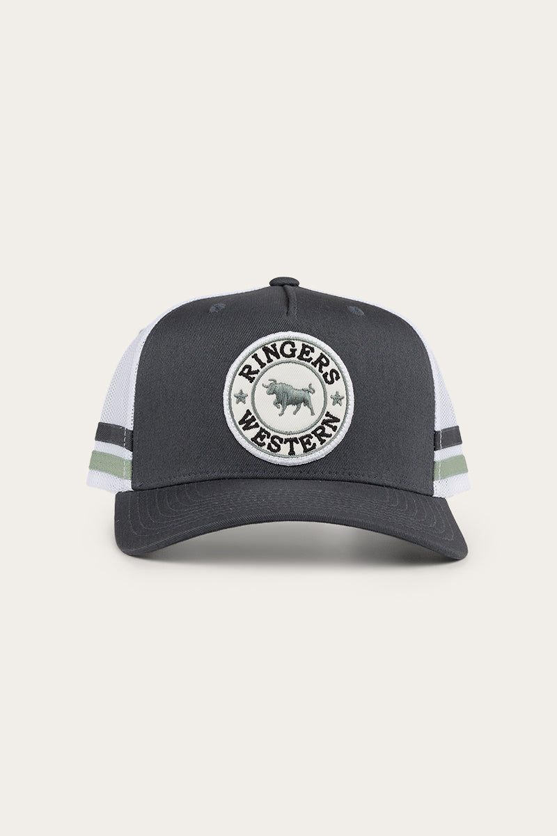 McCoy Trucker Cap - Charcoal/Leaf