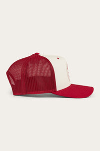 Signature Bull trucker Cap - Red/Off White