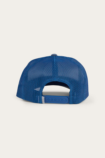 Signature Bull Trucker Cap - Yale Blue/Gold