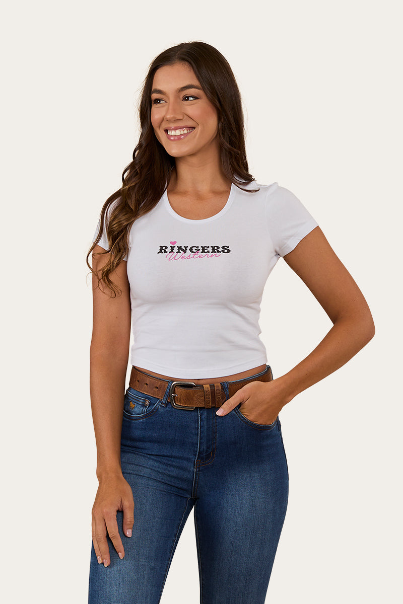 Ringers Heart Womens Baby T-Shirt