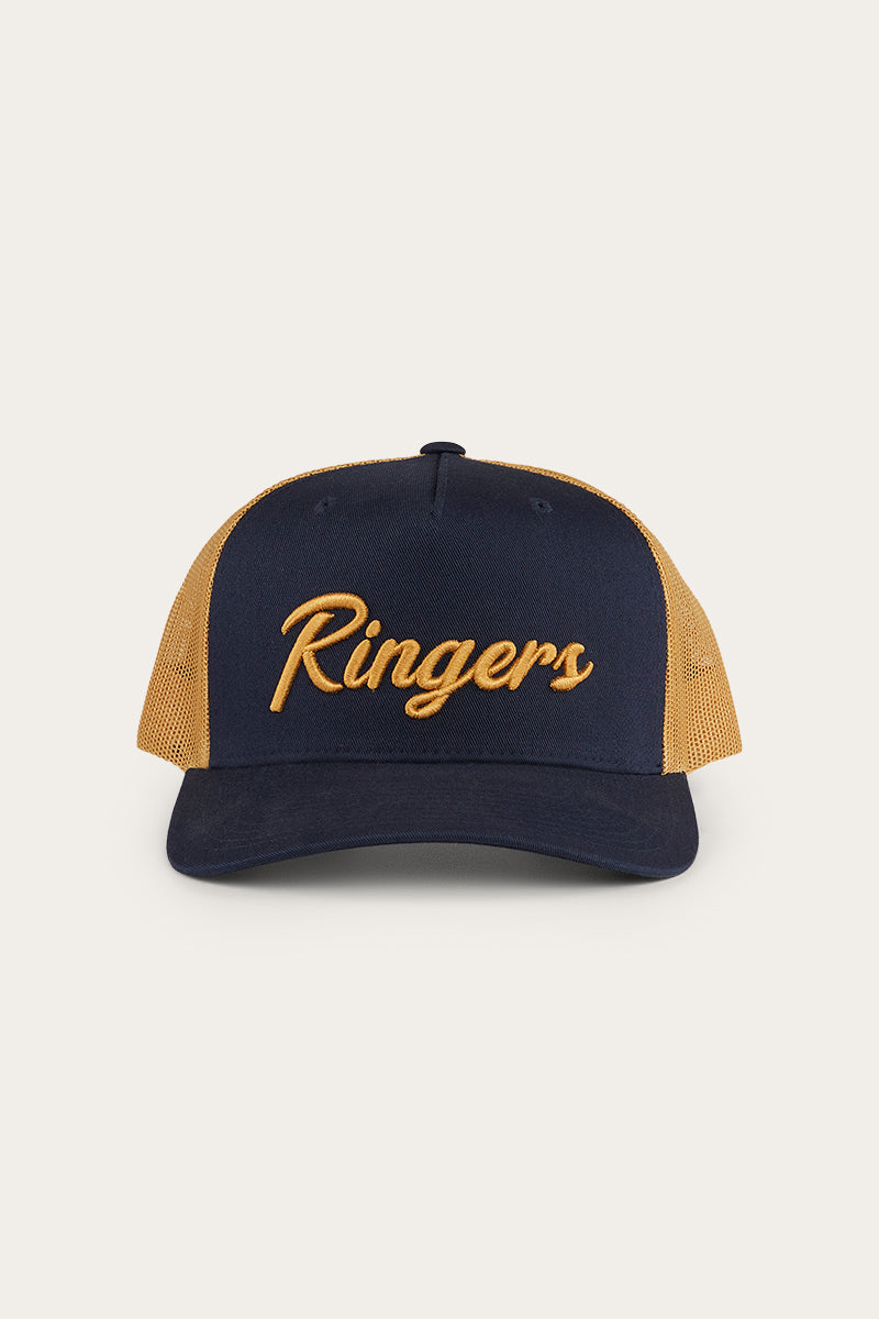 Hackett Trucker Cap - Navy/Clay