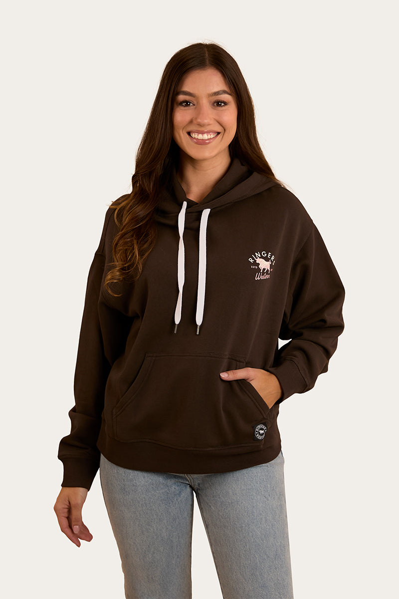 Hometown Womens Pullover Hoodie - Charcoal