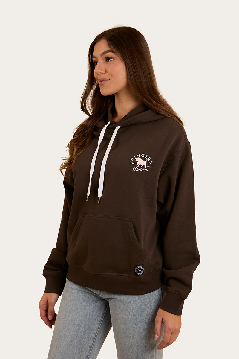 Hometown Womens Pullover Hoodie - Charcoal