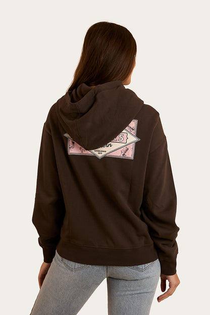 Hometown Womens Pullover Hoodie - Charcoal