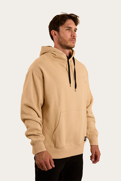 Hometown Mens Pullover Hoodie - Dark Sand