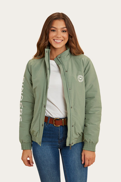 Tesbury Womens Jacket - Leaf/Off White