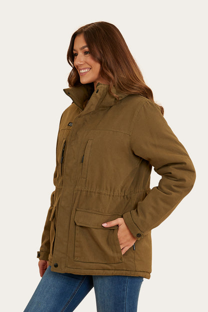 Hadley Womens Jacket - Military Green